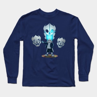 Undertale - Sans and Gaster Blaster Long Sleeve T-Shirt